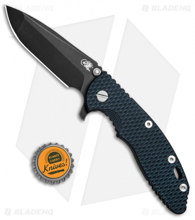 Hinderer Knives XM-18 3.5 Spanto Knife Dark Green/Black G-10 (Battle Black)