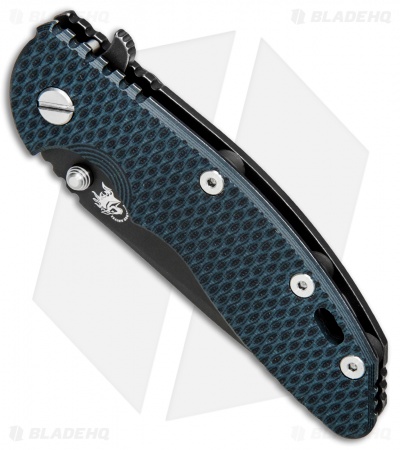 Hinderer Knives XM-18 3.5 Spanto Knife Dark Green/Black G-10 (Battle Black)