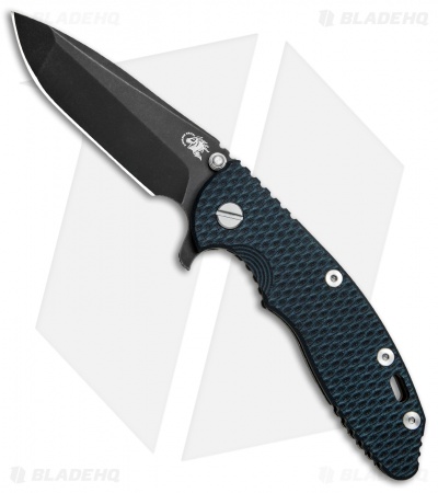 Hinderer Knives XM-18 3.5 Spanto Knife Dark Green/Black G-10 (Battle Black)