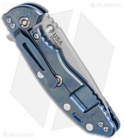 Hinderer XM-18 3.5 Gen 6 Slicer Knife Grey G-10/Battle Blue (Stonewash)