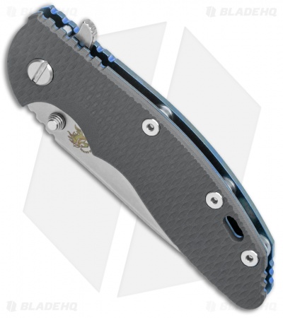 Hinderer XM-18 3.5 Gen 6 Slicer Knife Grey G-10/Battle Blue (Stonewash)