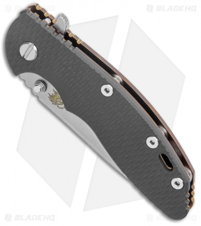 Hinderer XM-18 3.5 Gen 6 Slicer Knife Grey G-10/Battle Bronze (Stonewash)