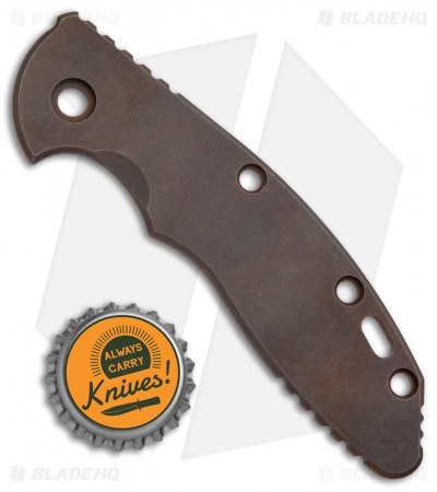 Hinderer XM-18 3.5 Smooth Skinny Ti Replacement Handle Scale (Battle Bronze)