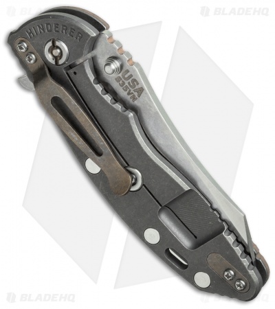 Hinderer Knives XM-18 3.5 2016 LE Skinner Frame Lock Knife Sand (Satin/SW)