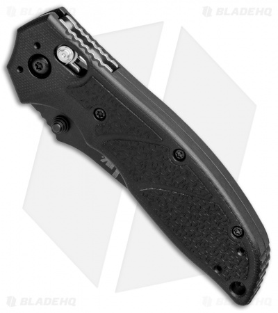 HK Exemplar Pivot Lock Knife Black G-10 (3.25" Black Serr) 54150