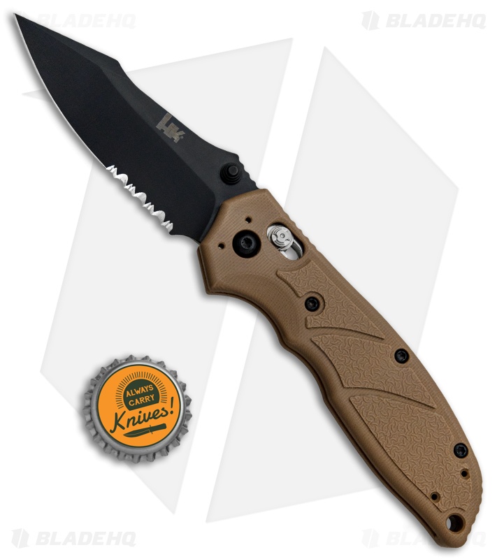 HK Exemplar Pivot Lock Knife Flat Dark Earth G-10 (3.25