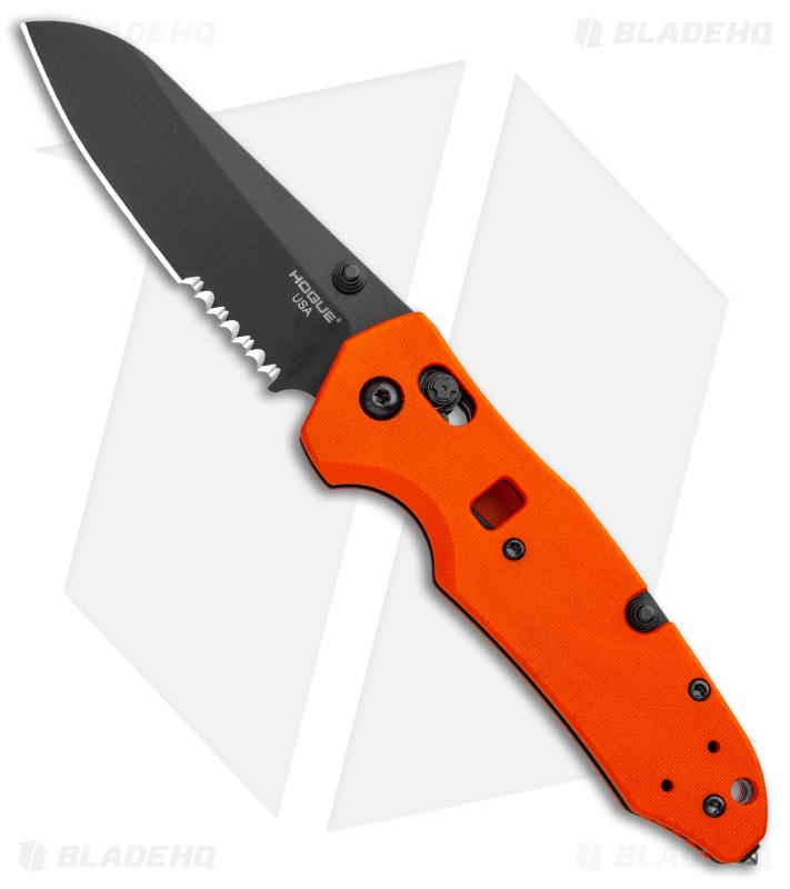 Hogue Trauma ABLE Lock Knife Orange G-10 (3.4" Black N680) 34774