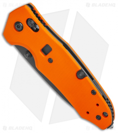 Hogue Trauma First Response Tool Knife Textured Orange G-10 (3.2" Black Serr) 