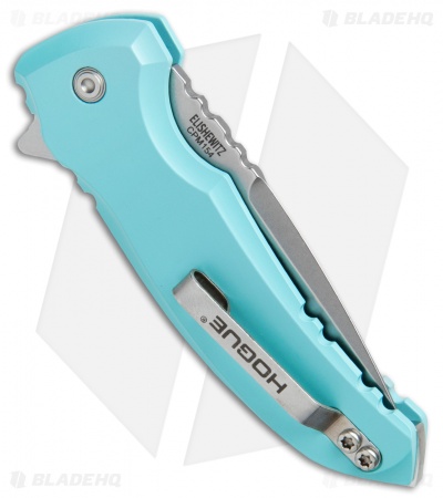 Hogue X1 Microflip Flipper Knife Matte Aquamarine (2.6" Stonewash) 24173