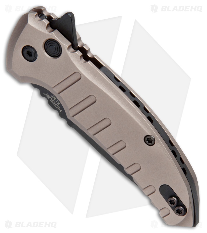 Hogue X1 Microflip Flipper Knife Matte Flat Dark Earth (2.6" Black) 24177