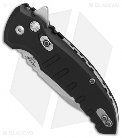 Hogue X1 Microflip Wharncliffe Flipper Knife Matte Black (2.6" SW) 24160