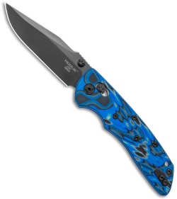 Hogue Knives Deka Clip Point Pocket Knife Blue Lava G-Mascus (3.25" Black 20CV)