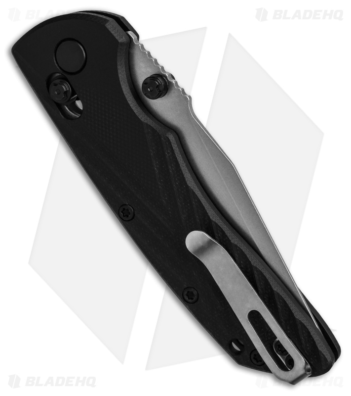 Hogue Knives Deka Clip Point Pocket Knife Black G-10(3.25" Stonewash 20CV)