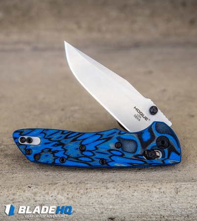 Hogue Knives Deka Clip Point Pocket Knife Blue Lava G-Mascus (3.25" SW 20CV)