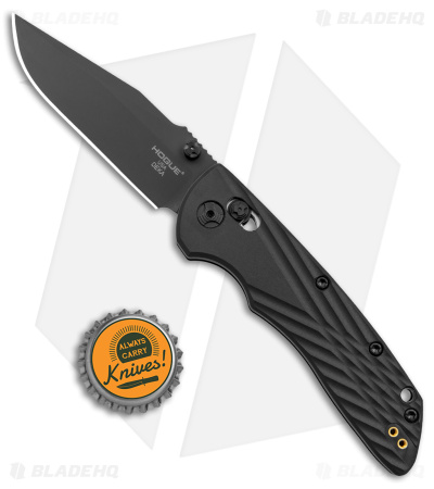 Hogue Knives Deka MagnaCut Clip Point Knife Black Polymer (3.25" Cerakote)