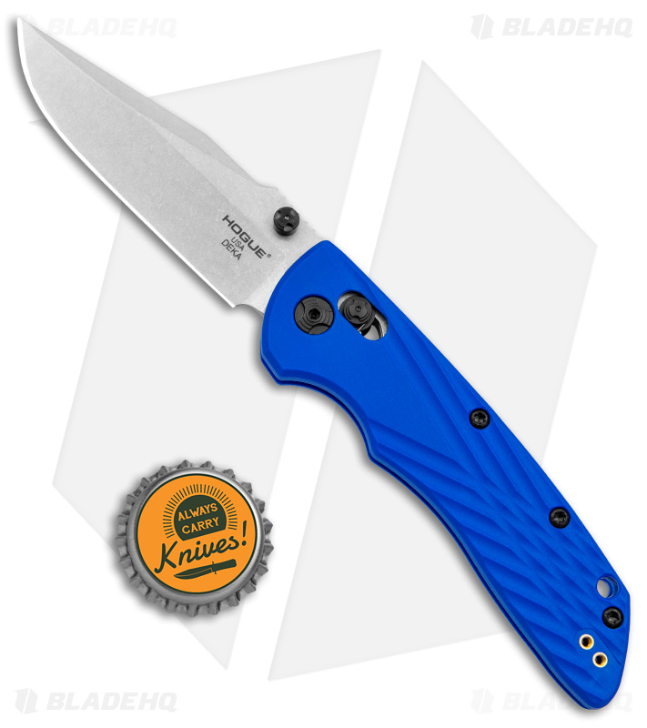 Hogue Deka Clip Point Knife | Blue + MagnaCut | Blade HQ