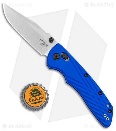 Hogue Knives Deka MagnaCut Clip Point Knife Blue Polymer (3.25" Stonewash)