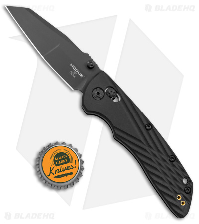 Hogue Knives Deka MagnaCut Wharncliffe Knife Black Polymer (3.25" Cerakote)
