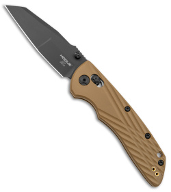 Hogue Knives Deka MagnaCut Wharncliffe Knife FDE Tan Polymer (3.25" Cerakote)