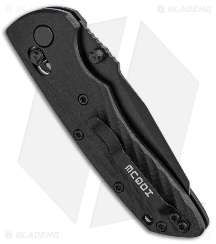 Hogue Knives Deka Wharncliffe Pocket Knife Black G-10 (3.25" Black 20CV)
