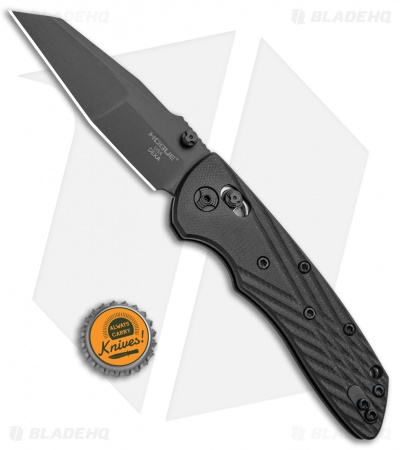 Hogue Knives Deka Wharncliffe Pocket Knife Black G-10 (3.25" Black 20CV)