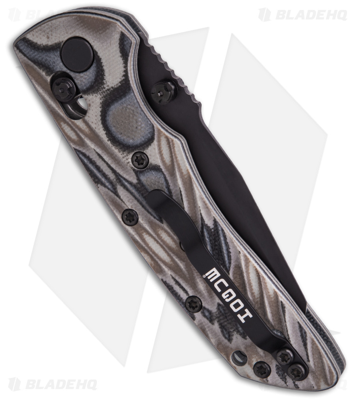 Hogue Knives Deka Wharncliffe Pocket Knife FDE G-Mascus (3.25" Black 20CV)