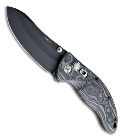 Hogue Knives EX04 Upswept Knife Black/Gray GMascus (3.5" Plain) 34479