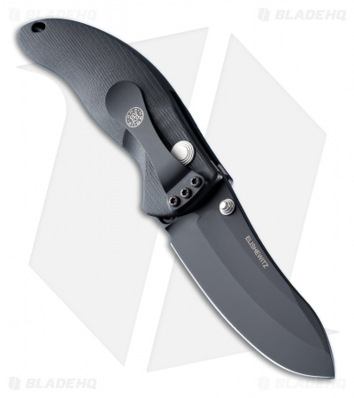 Hogue Knives EX04 Upswept Knife Black G-10 (3.5" Plain) 34470