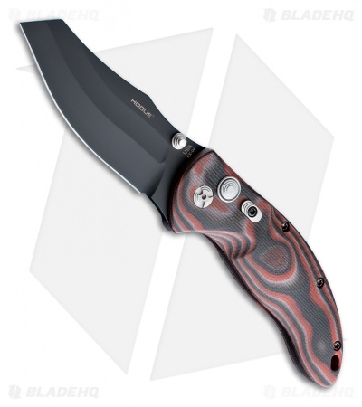 Hogue Knives EX04 Wharncliffe Knife Red Lava G-Mascus (4" Plain) 34442