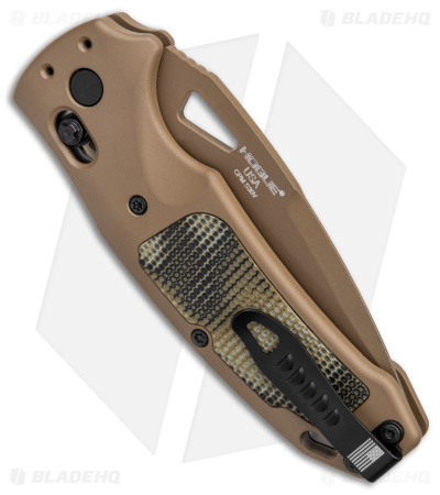 Hogue Sig K320 Scorpion AXG Drop Point FDE Aluminum + G-Mascus (3.5" FDE Serr)