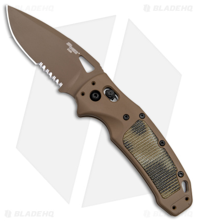 Hogue Sig K320 Scorpion AXG Drop Point FDE Aluminum + G-Mascus (3.5" FDE Serr)