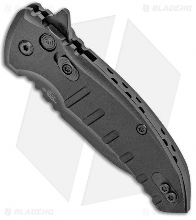 Hogue X1 Microflip Wharncliffe  Flipper Knife Matte Black (2.6" Black) 24166