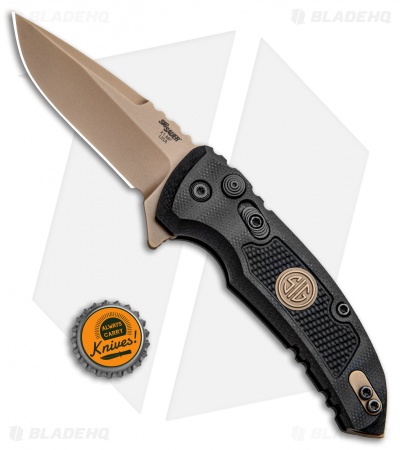 Hogue X1 Microflip | Bronze Drop Point + Black | Blade HQ
