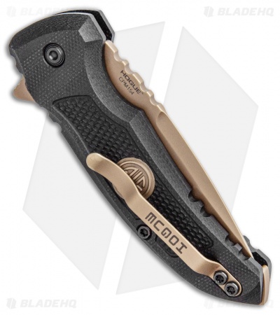 Hogue Sig Sauer X1 Microflip Drop Point Flipper Knife Black G10 (2.6" FDE)