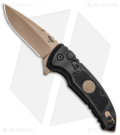 Hogue X1 Microflip | Bronze Drop Point + Black | Blade HQ