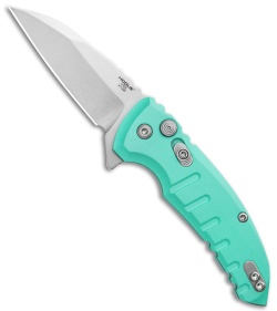 Hogue X1 Microflip Wharncliffe Flipper Knife Matte Aqua (2.6" SW) 24163