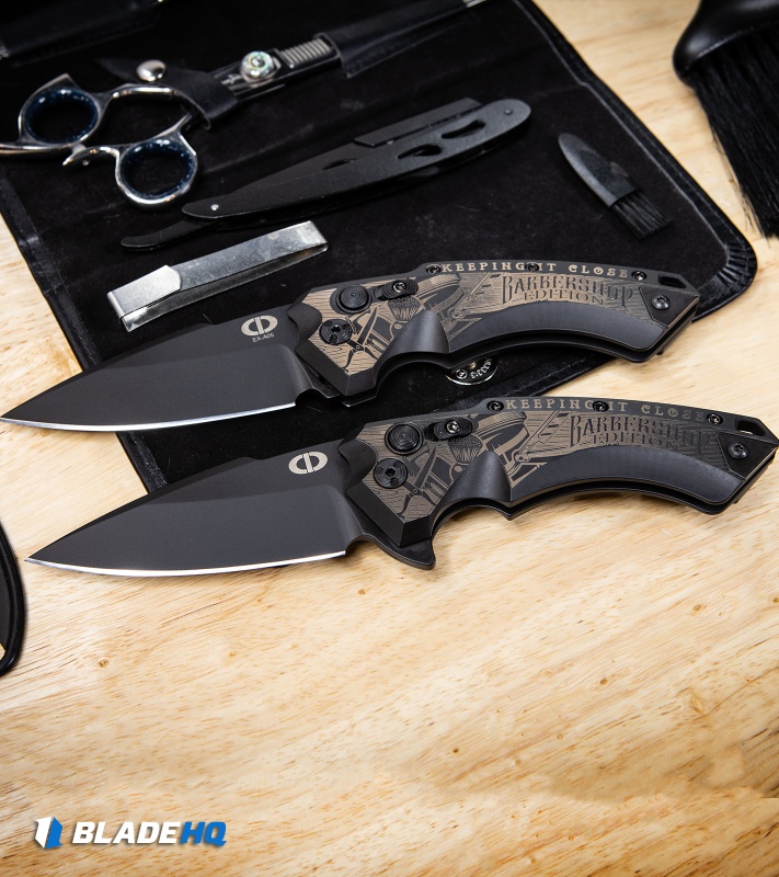 Hogue X5 - Flipper Knife | Barber Shop | Outlaw Ordnance
