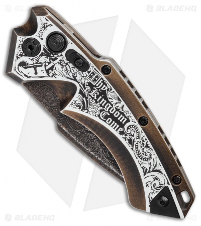 Hogue Knives/Outlaw Ordnance/Manspot X5  Automatic Knife (3.5" Bronze) Exclusive