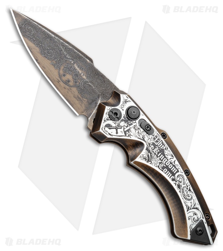 Hogue Knives/Outlaw Ordnance/Manspot X5  Automatic Knife (3.5" Bronze) Exclusive