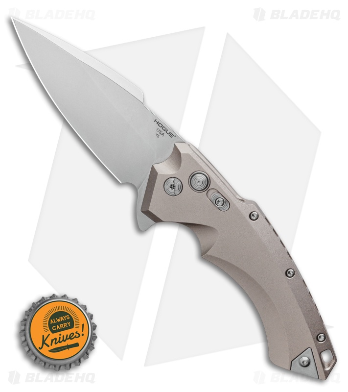 Hogue Knives X-5 Spear Point Flipper FDE (4 Hogue Knives X-5 Spear Point Flipper FDE (4