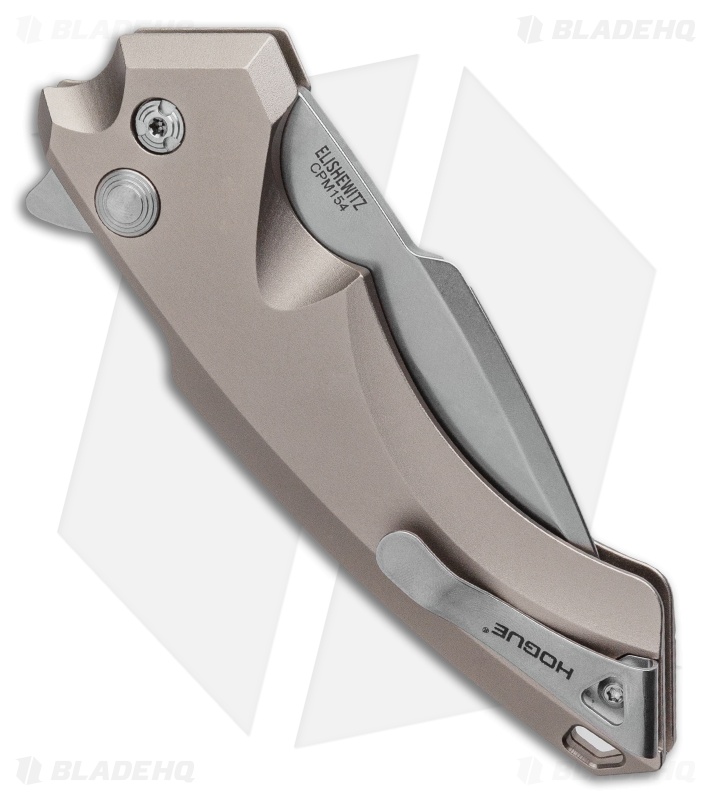 Hogue Knives X5 Spear Point Flipper Knife FDE (4" Stonewash) 34554