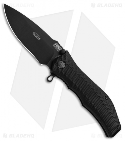 HTM Darrel Ralph Gun Hammer Torpedo Manual Flipper Knife (3.5" Black)