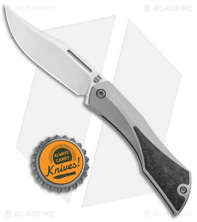 Isham Bladeworks Blackstar - Slip Joint Folder | Ti/CF | Blade HQ