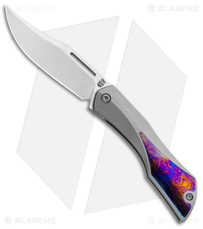 Isham Bladeworks Blackstar - Slip Joint Folder | Timascus | Blade HQ