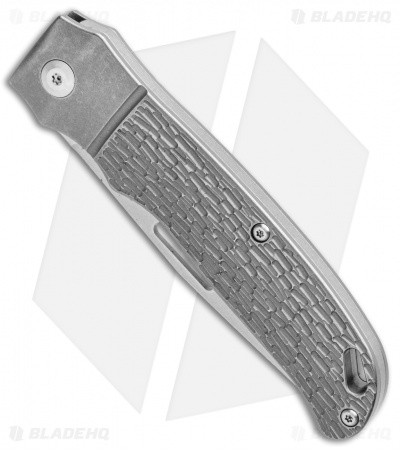 J.E. Made New York Special Slip Joint Knife Jigged Ti Bolster (3.3" Stonewash)
