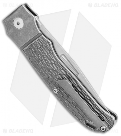 J.E. Made New York Special Slip Joint Knife Jigged Ti Bolster w/ Clip (3.3" SW)