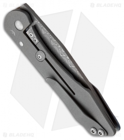 Jurgen Schanz Custom Drop Point Pocket Knife 2 Folder (Damasteel) DPPK2