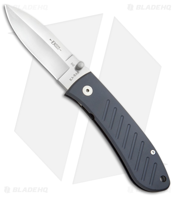 Ka-Bar Dozier Hunter D2 Folding Knife (3" Satin D2) 02-4059