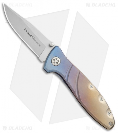 Ka-Bar Technocut Frame Lock Knife Spectrum Titanium (3" Bead Blast)