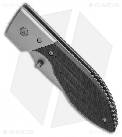 Ka-Bar Warthog Tanto Liner Lock Knife (3.125" Black Serr) 3075